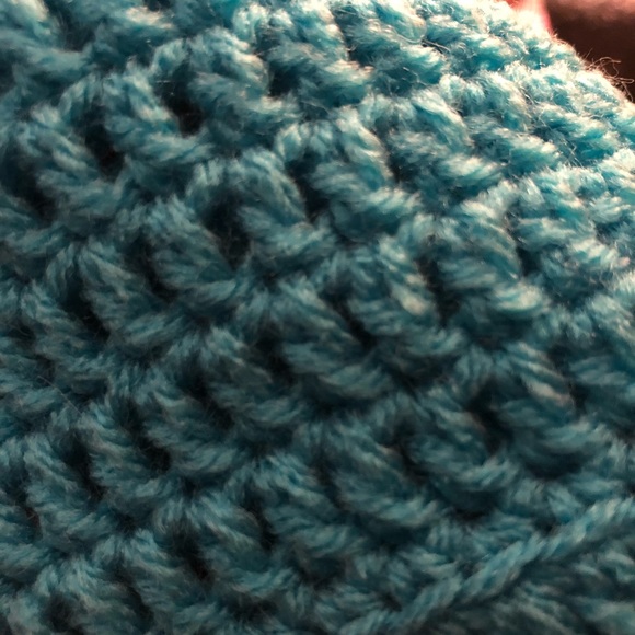 Crocheted cap - Turqua - Picture 4 of 11